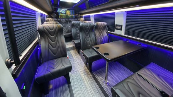 hillsboro 18 passenger sprinter van interior