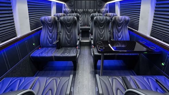 hillsboro 20 passenger sprinter van interior