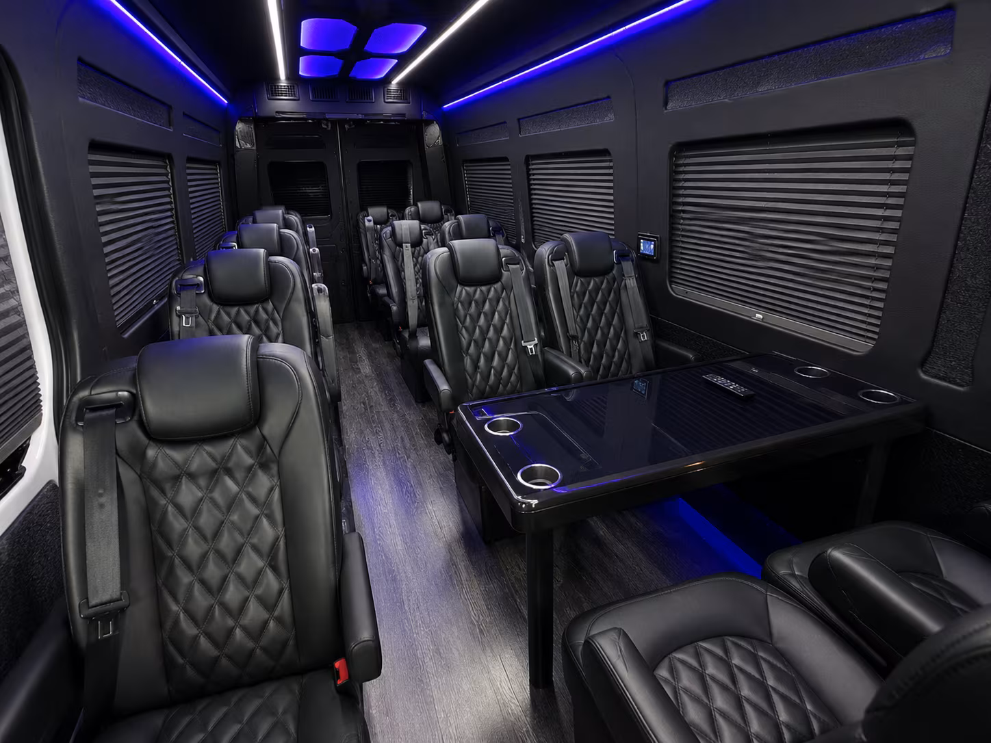 hillsboro 15 passenger sprinter van inside