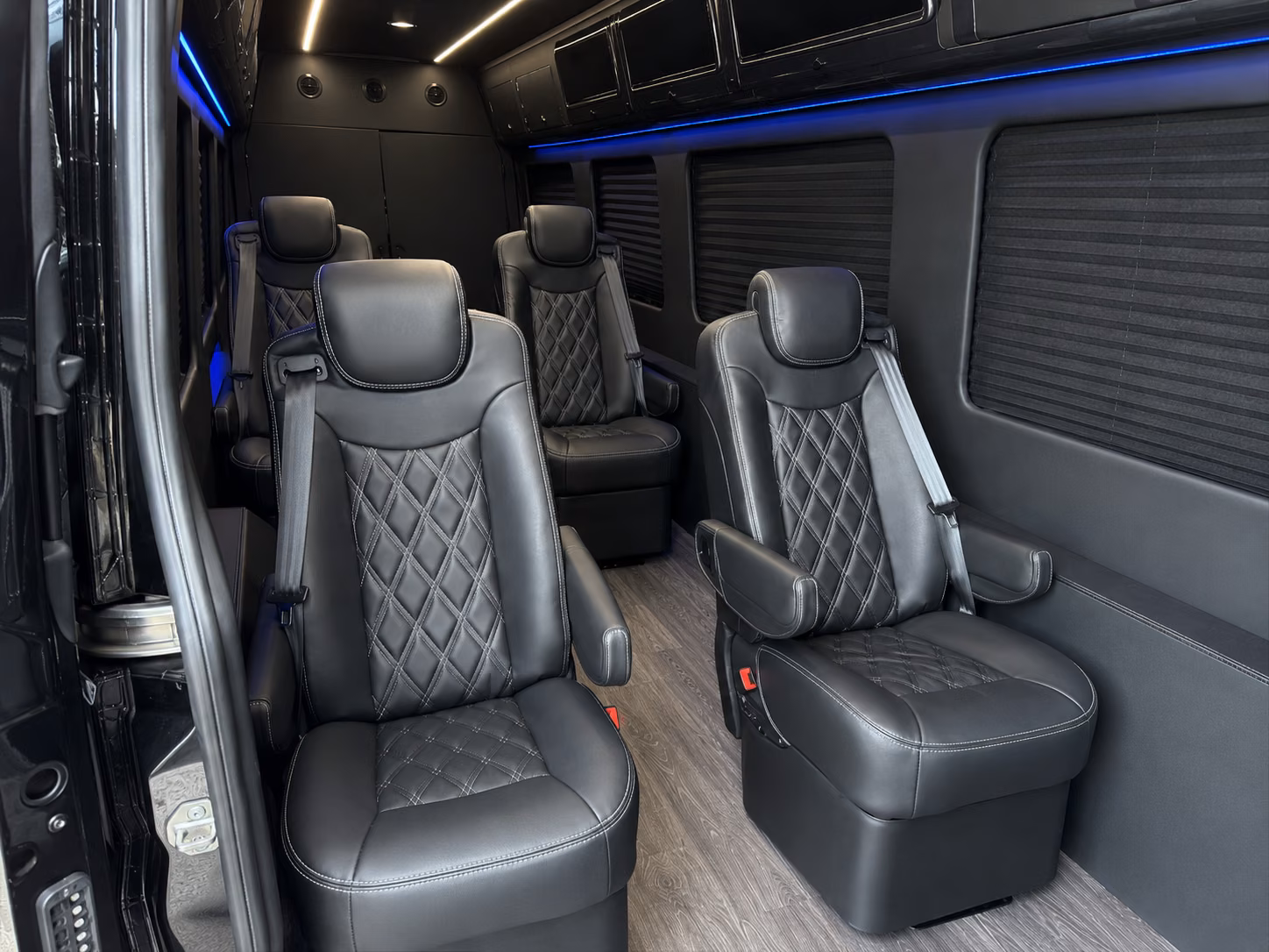 hillsboro 18 passenger sprinter van inside