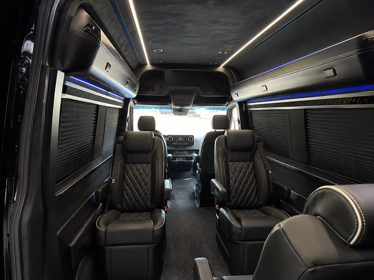 hillsboro 18 passenger sprinter van interior
