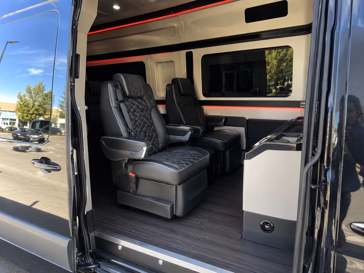 hillsboro 20 passenger sprinter van inside