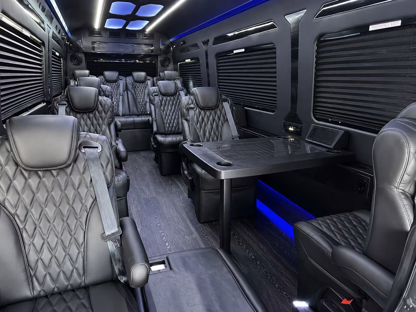 hillsboro 20 passenger sprinter van interior
